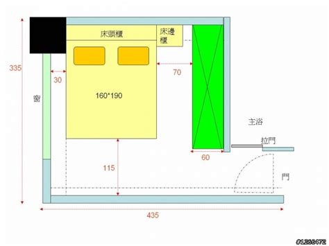 床尾走道30公分|臥室走道寬度